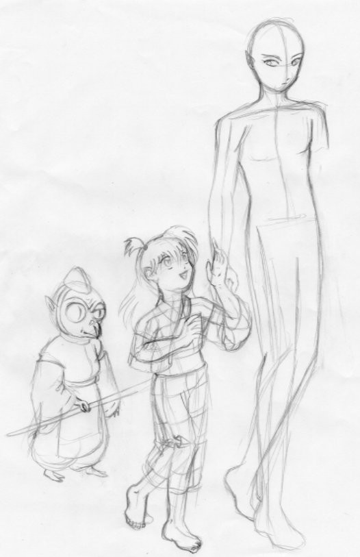 Jaken And Rin